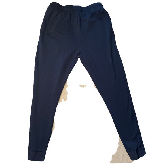 Gymshark Sweatpants Mens Small Joggers Navy Drawstring Gym Casual Men Logo - Picture 2 of 9